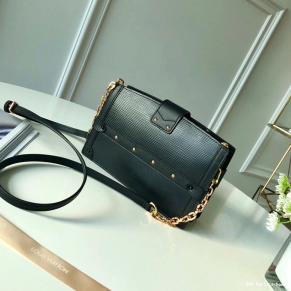 Aaa replica bags Vuitton Louis TRUNK CLUTCH 0710